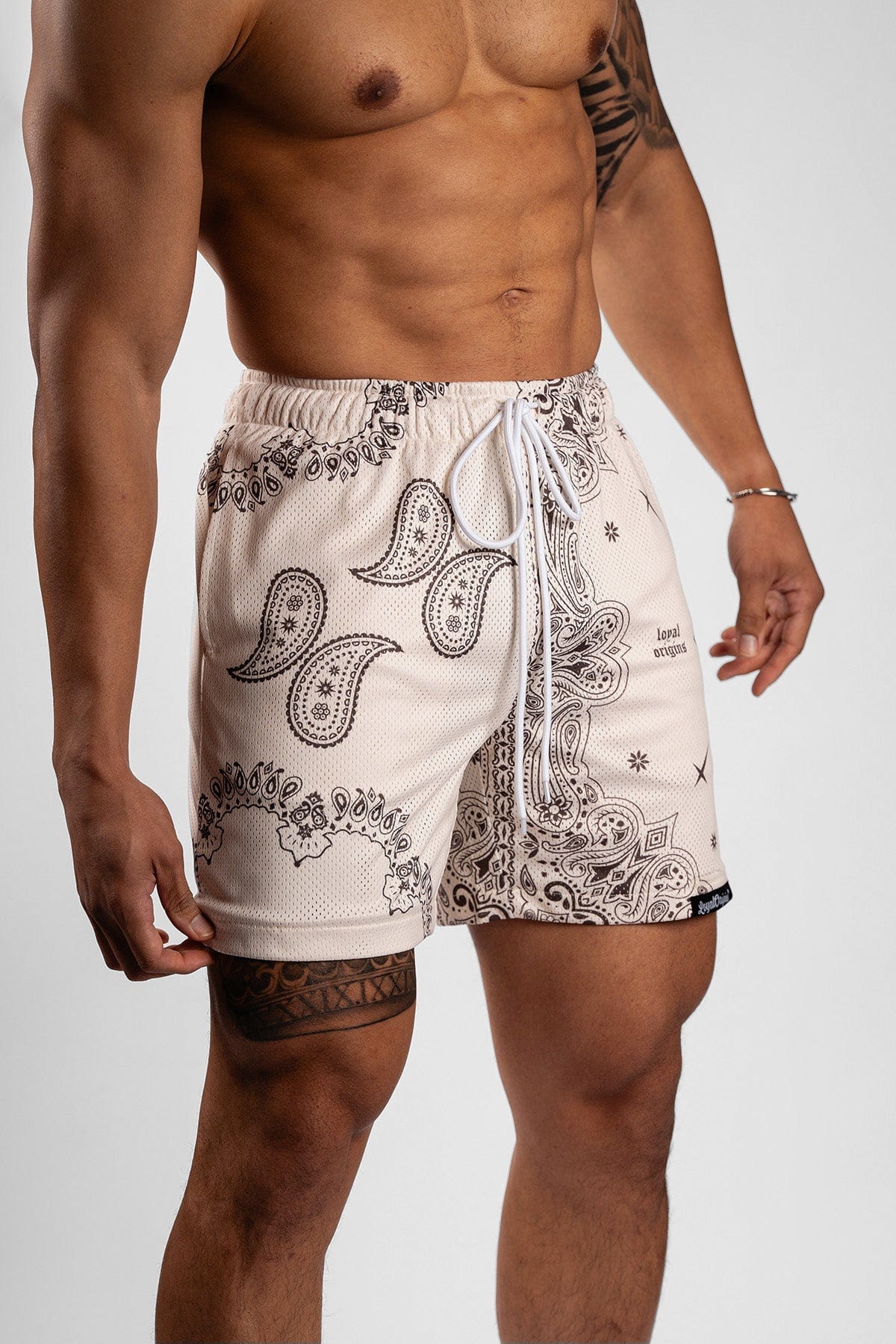 Nova Paisley Premium Mesh Shorts