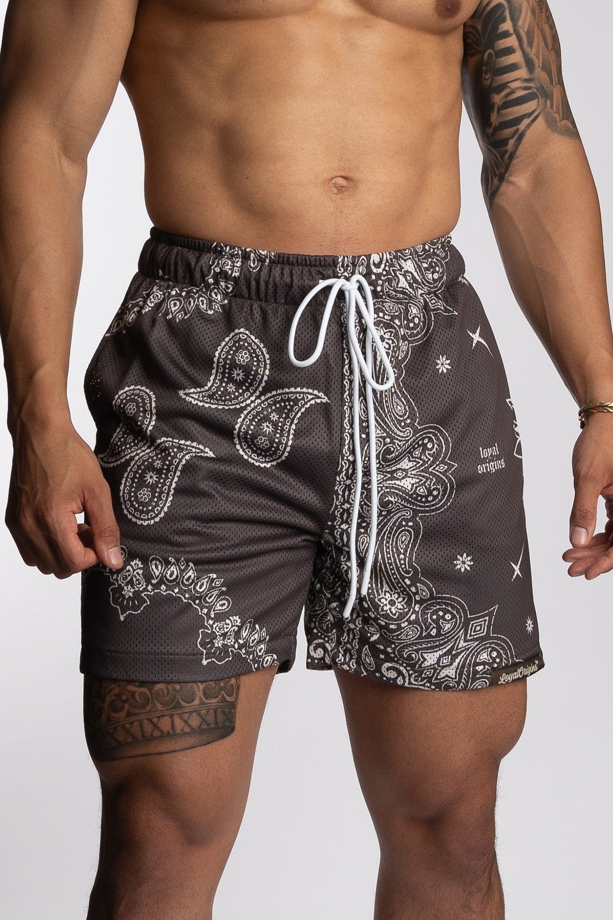 Nova Paisley Premium Mesh Shorts