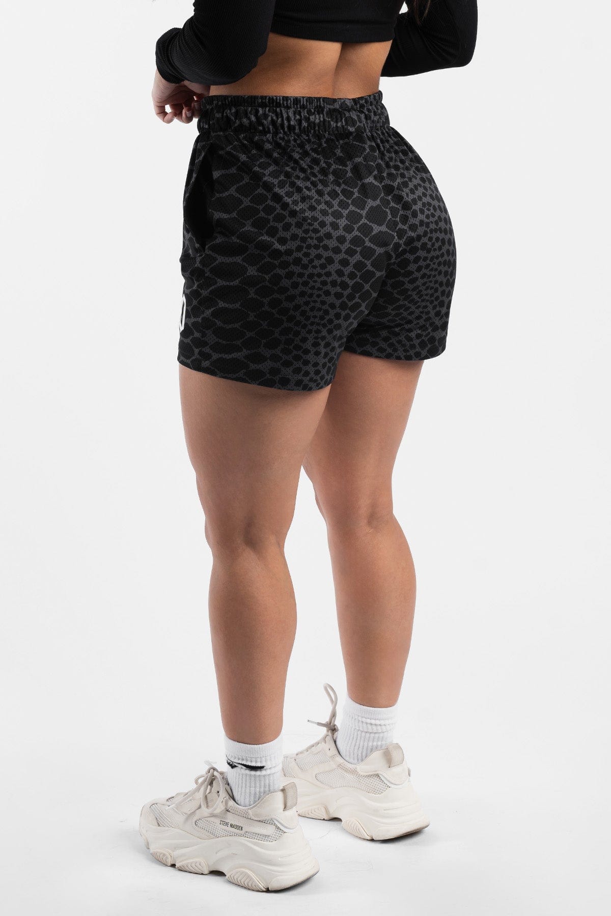 Snake Print Premium Mesh Shorts