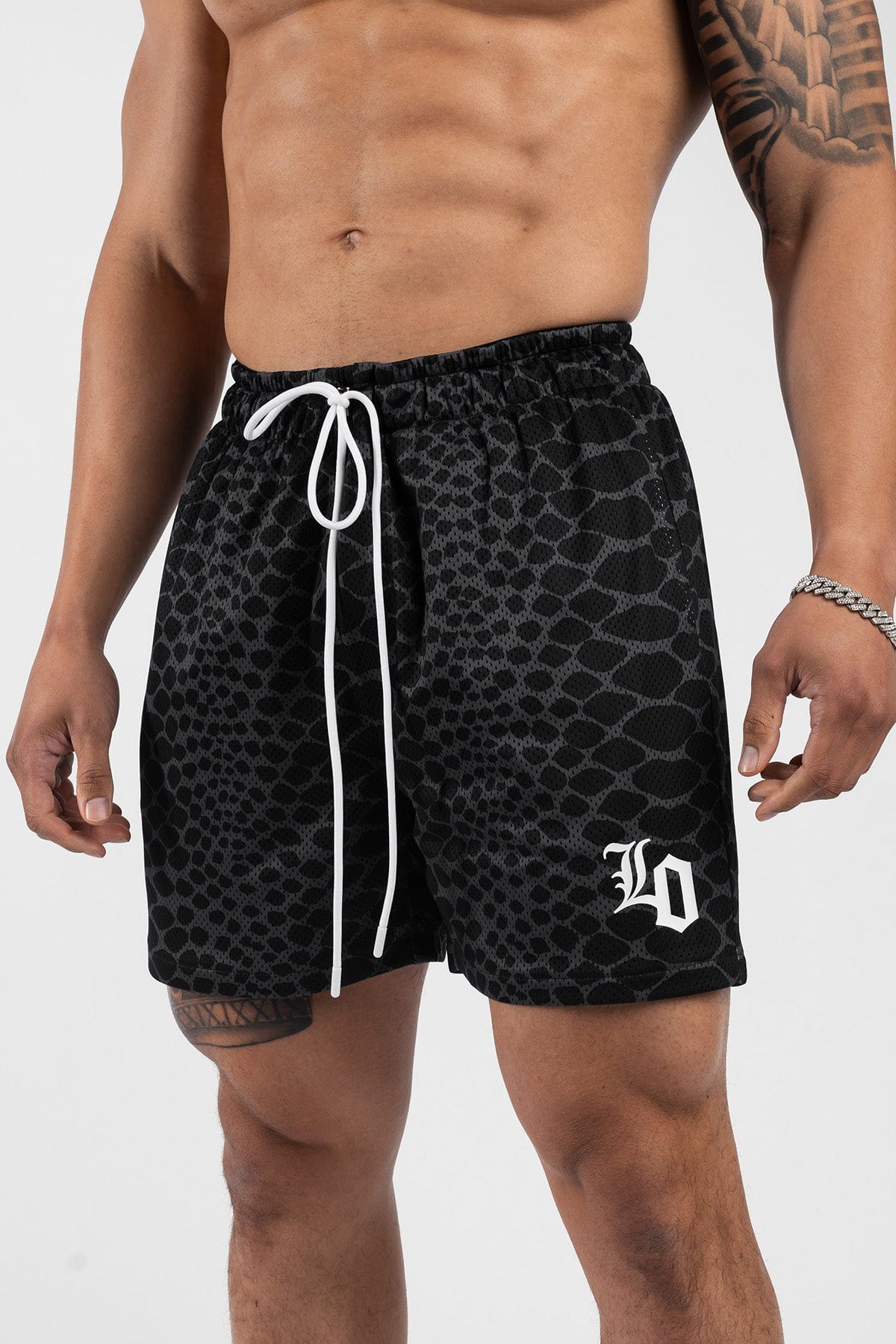 Top XS bravest snakeskin shorts