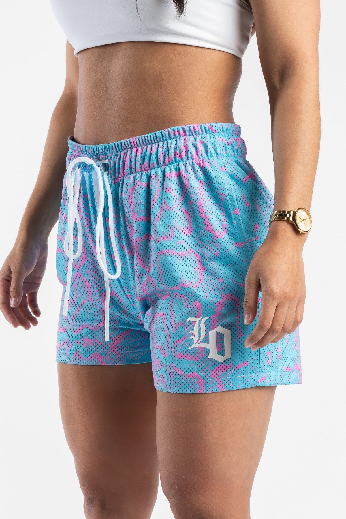 Snake Print Premium Mesh Shorts