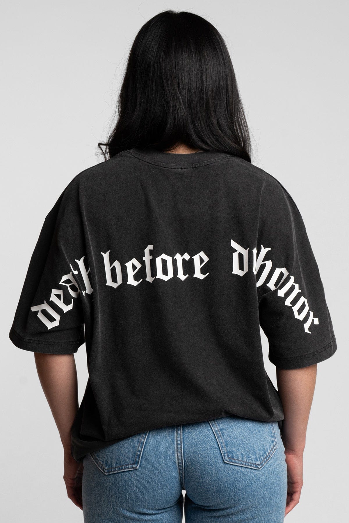 'Death Before Dishonor’ Oversized Tee - NEW CUT