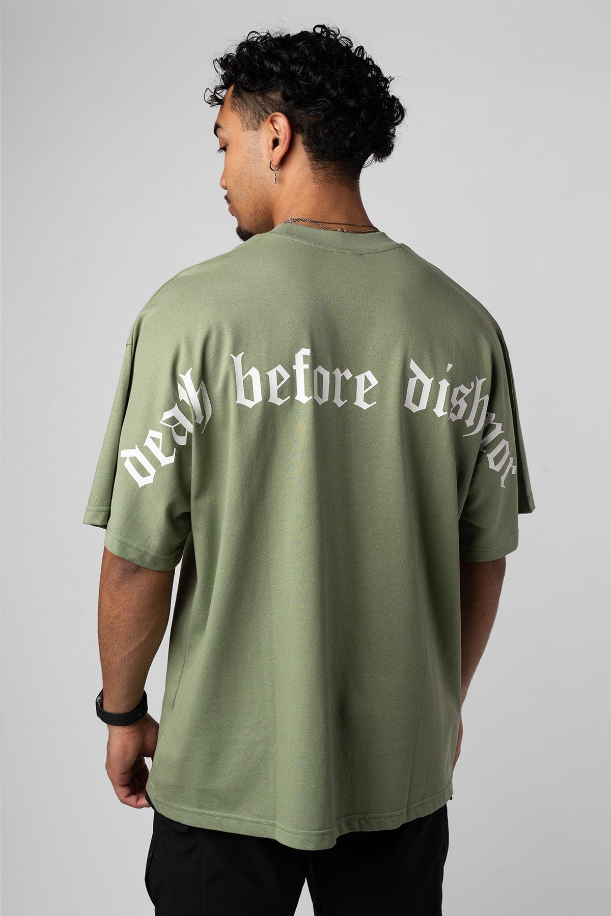 'Death Before Dishonor’ Oversized Tee - NEW CUT