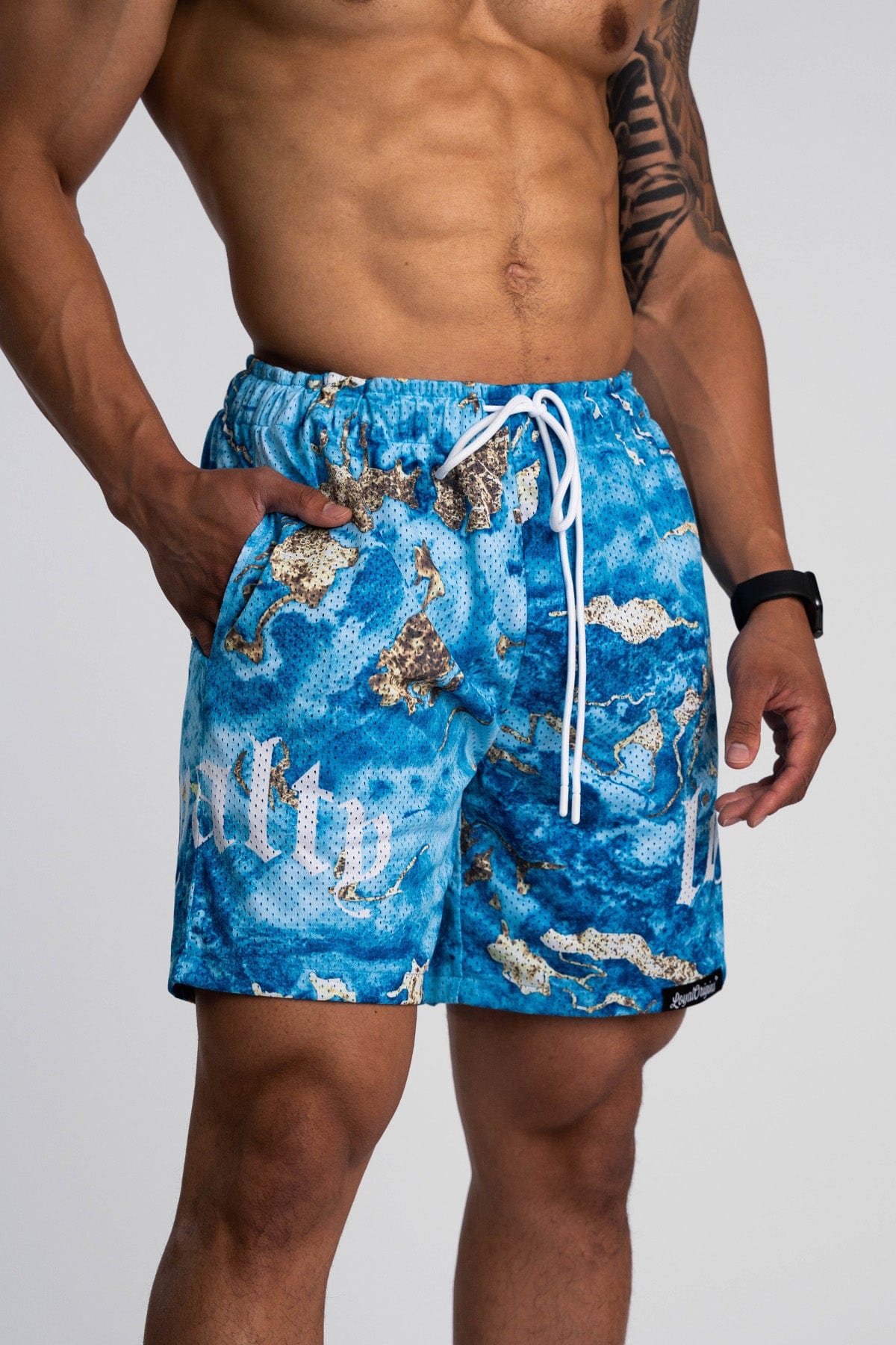 'Loyalty' Premium Mesh Shorts