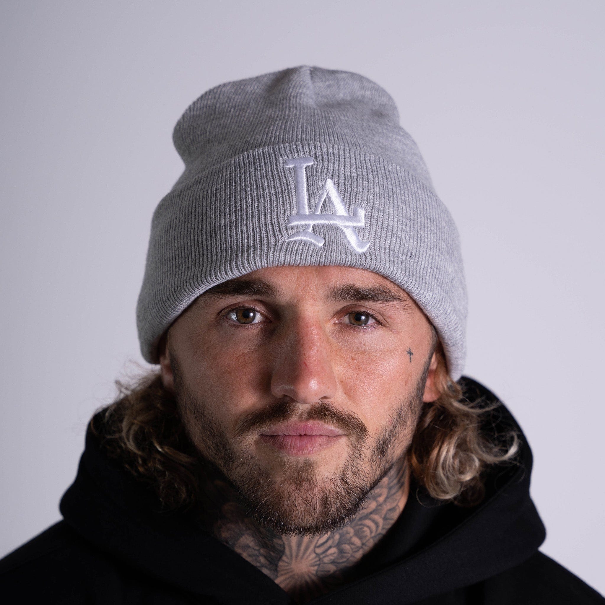 LA Beanie in Heather Gray