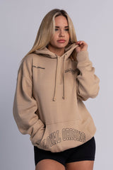 ‘Loyalty’ Heavy Weight Hoodie in Sand