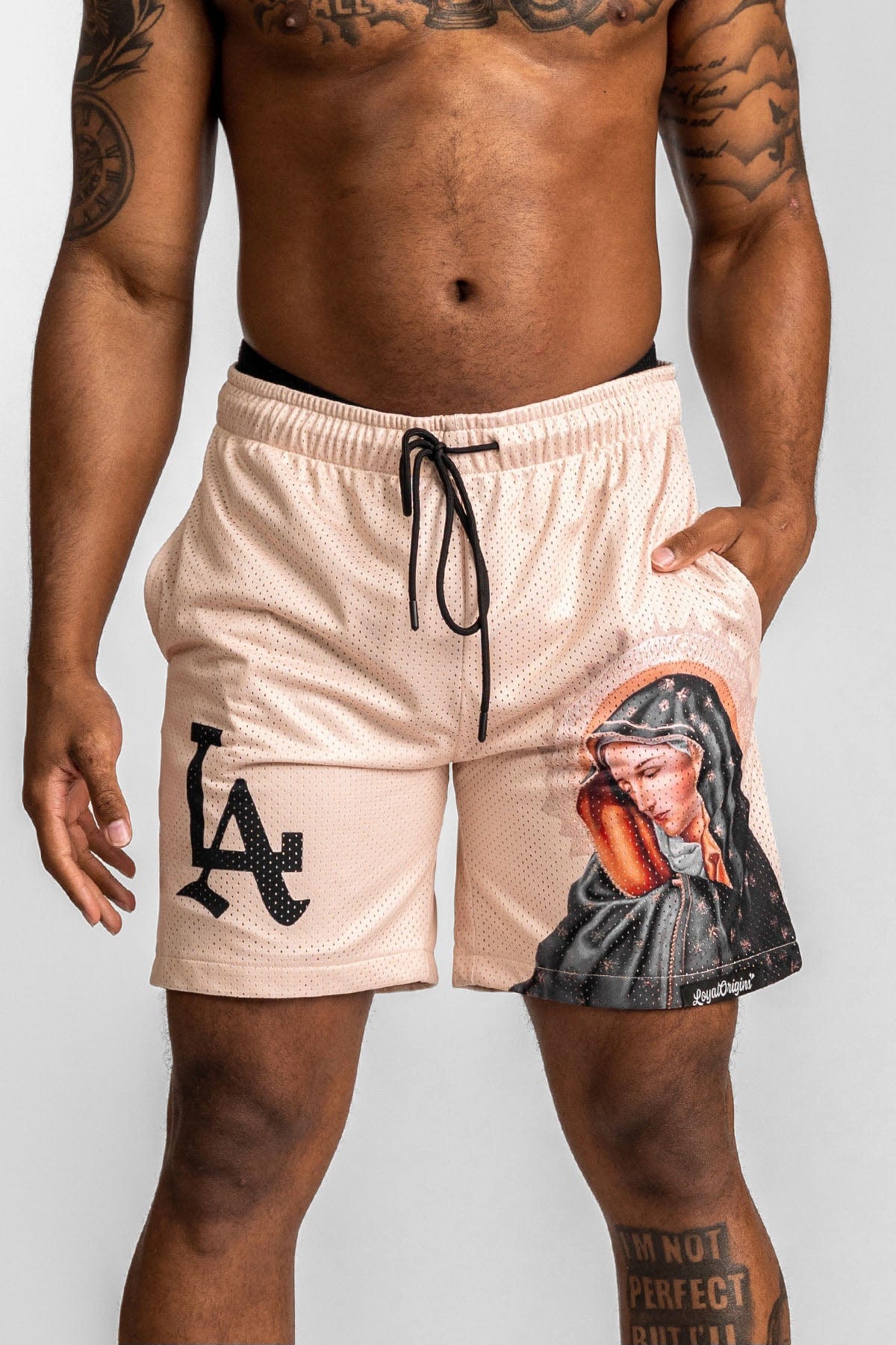 LA 'Ave Maria' Premium Mesh Shorts