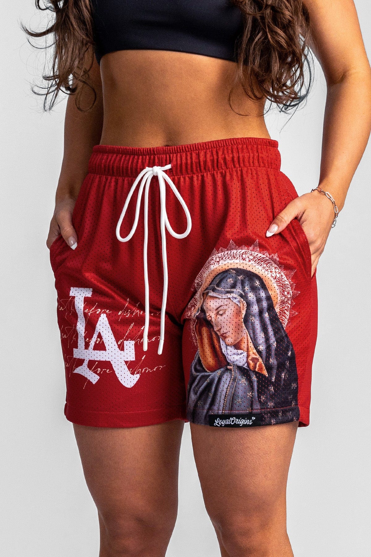 LA 'Ave Maria' Premium Mesh Shorts
