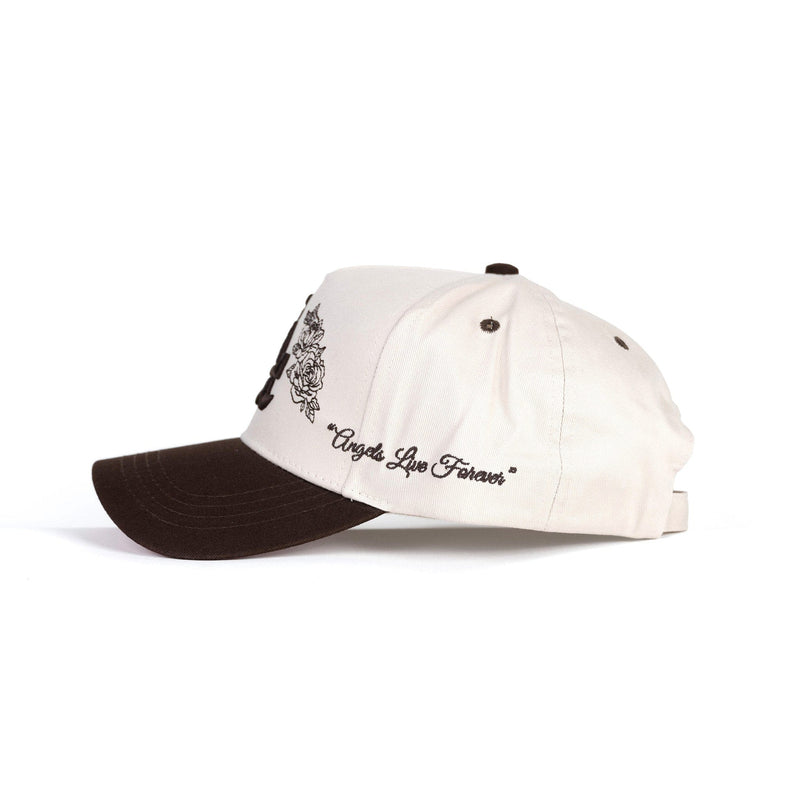 La 'Roses' Premium Snapback Off-White/Black / One Size