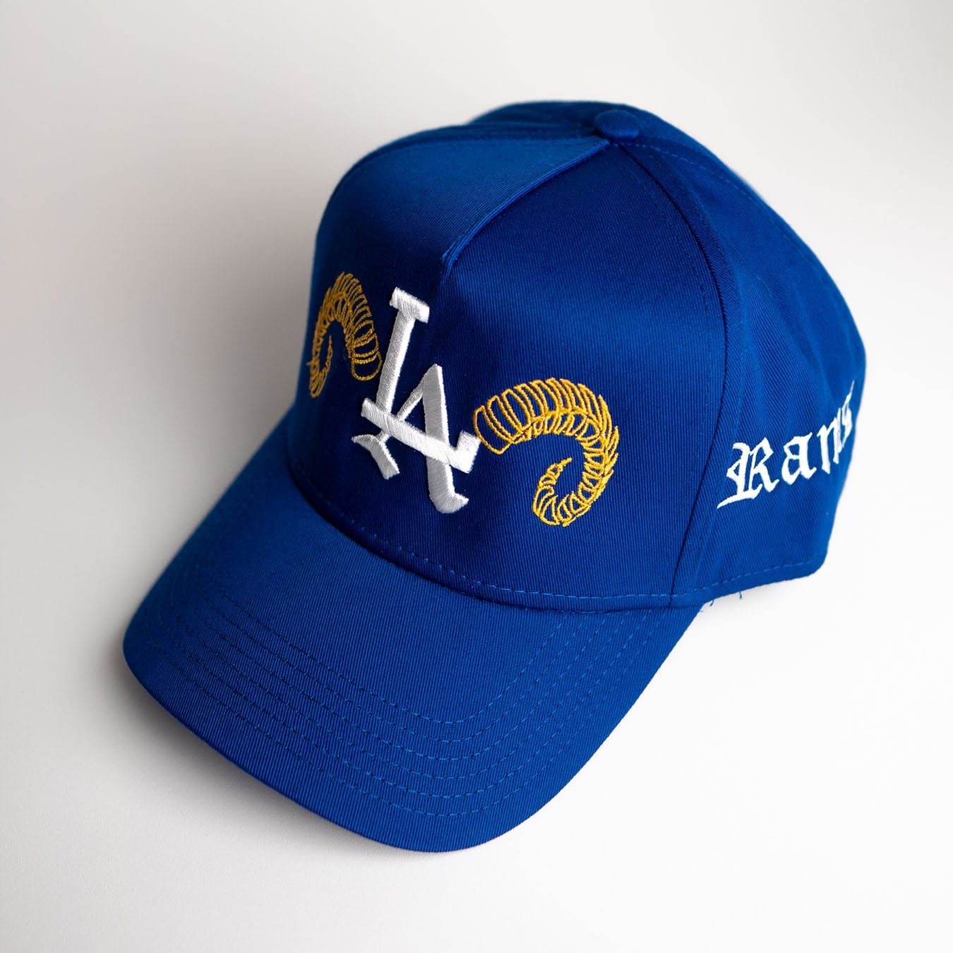 LA 'Rams' Premium Snapback in Royal Blue Loyal Origins 