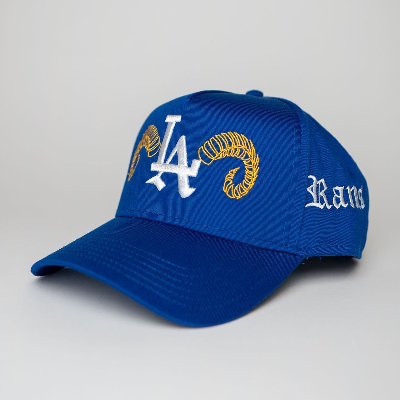 LA 'Rams' Premium Snapback in Royal Blue Loyal Origins 