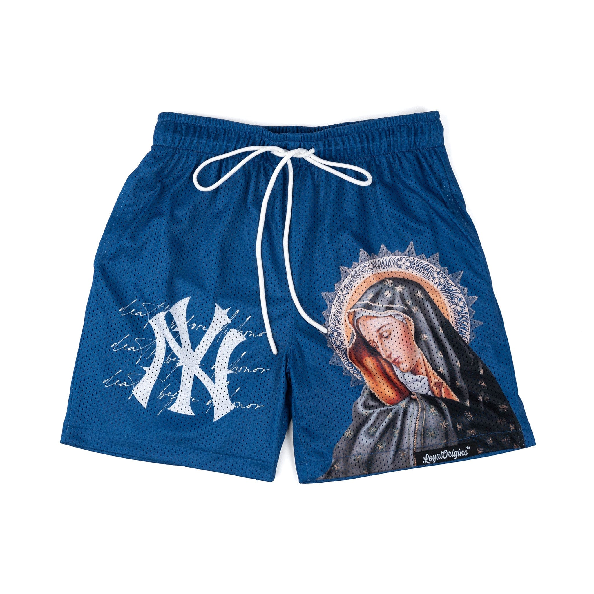 New York 'Ave Maria' Premium Mesh Shorts