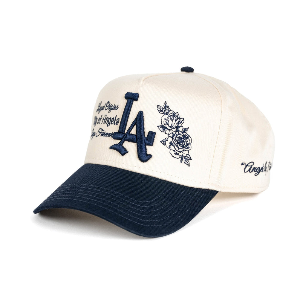 MLB LA Dodgers Cap Off-White Headwear Caps White